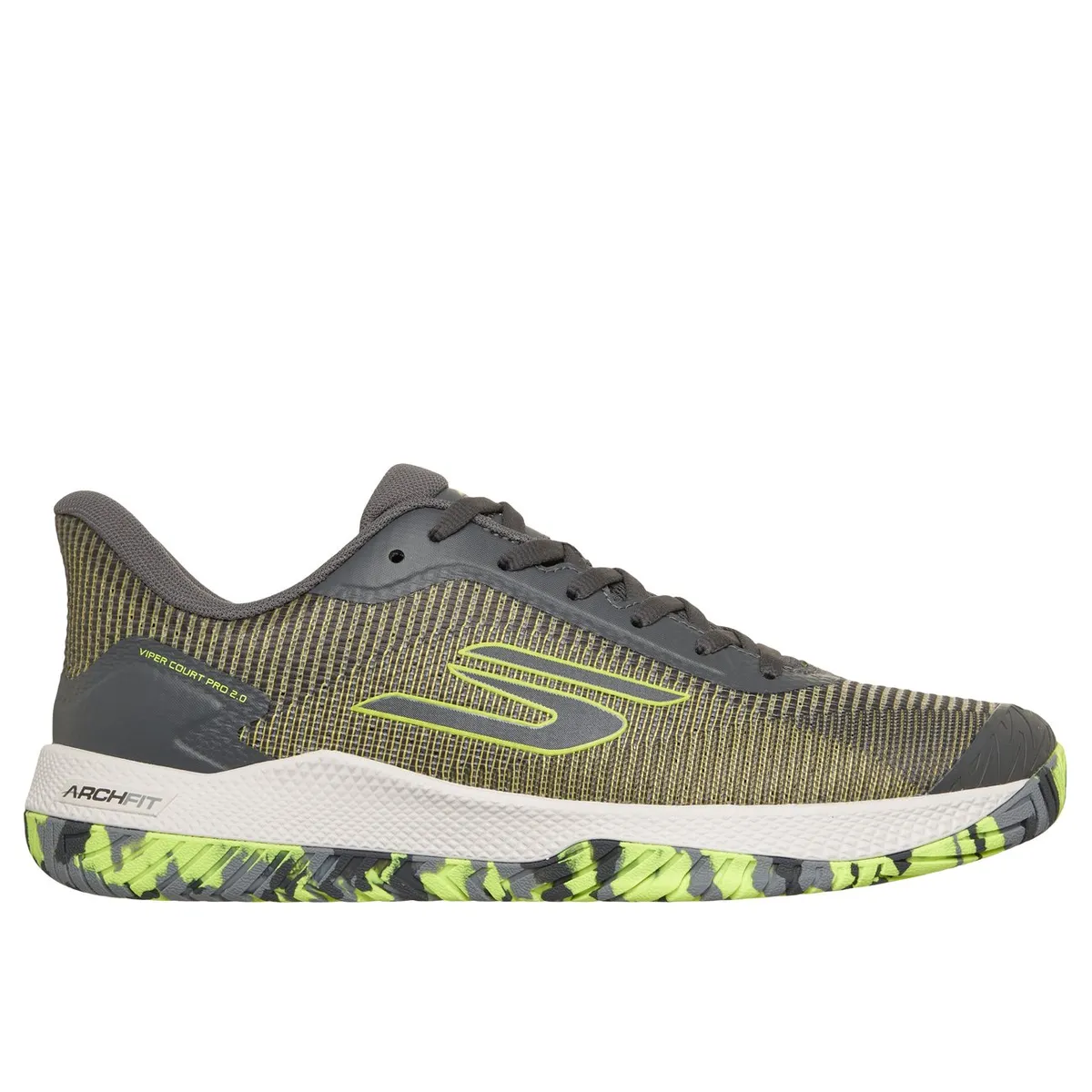SKECHERS - Zapatillas Hombre Viper Court Pro 20 Gris Skechers