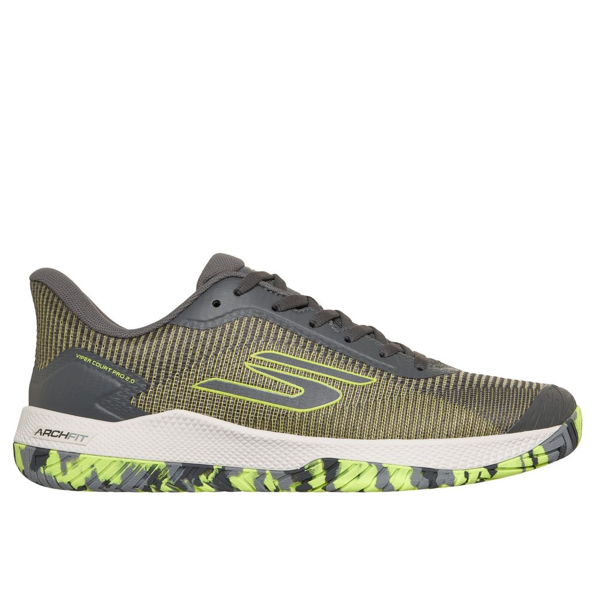 SKECHERS - Zapatillas Hombre Viper Court Pro 20 Gris Skechers