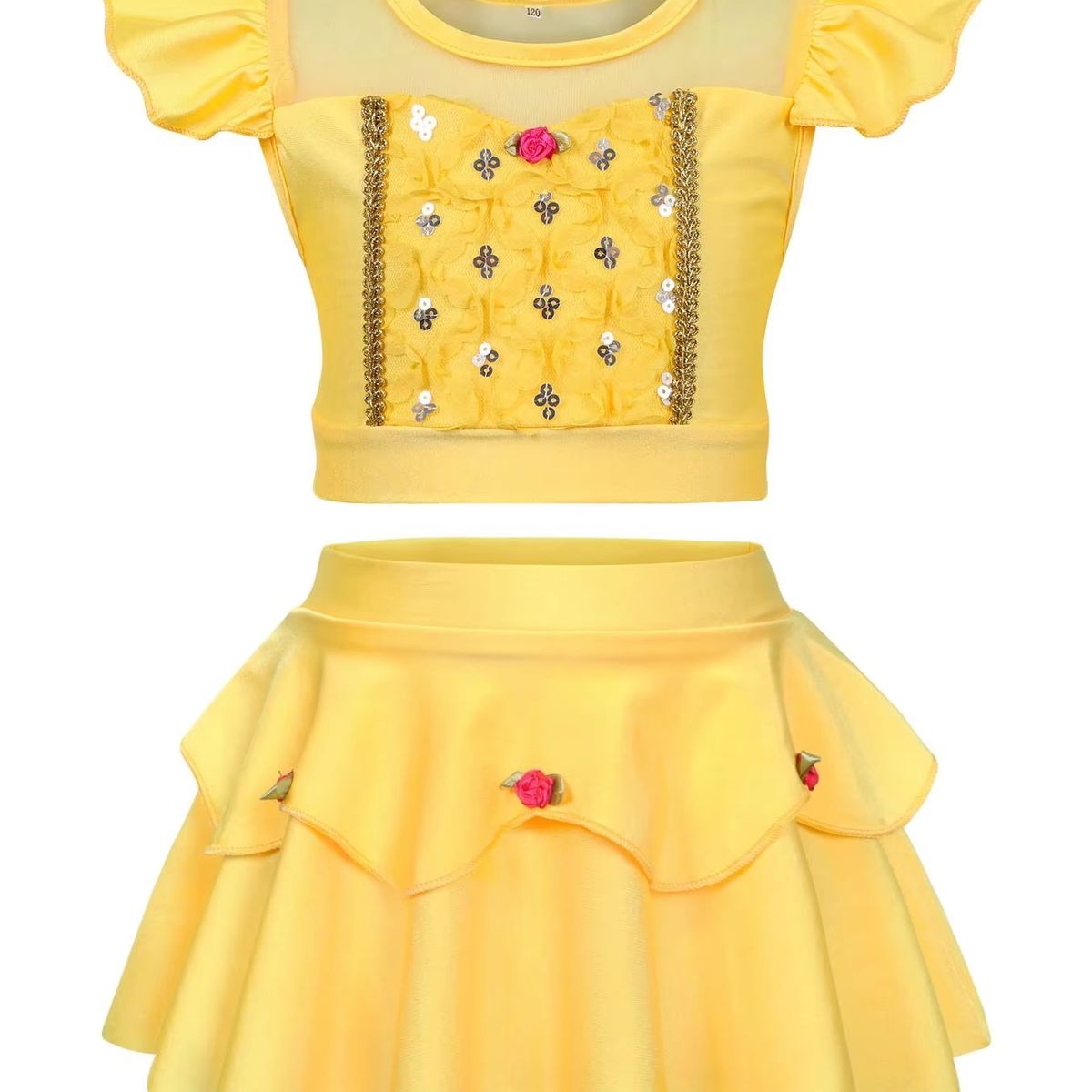 VARIOS - Traje De Baño Princesas Disney Para Niñas 2 Piezas Bella