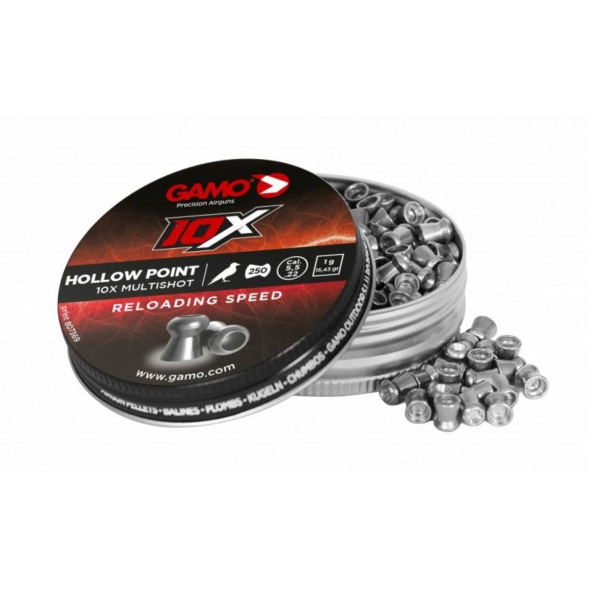 GAMO - LATA GAMO 10X 250 POSTON 55 HOLLOW