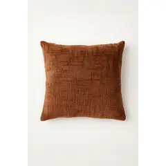 DEKOHOME - COJIN TEXTURIZADO TONO TERRACOTA