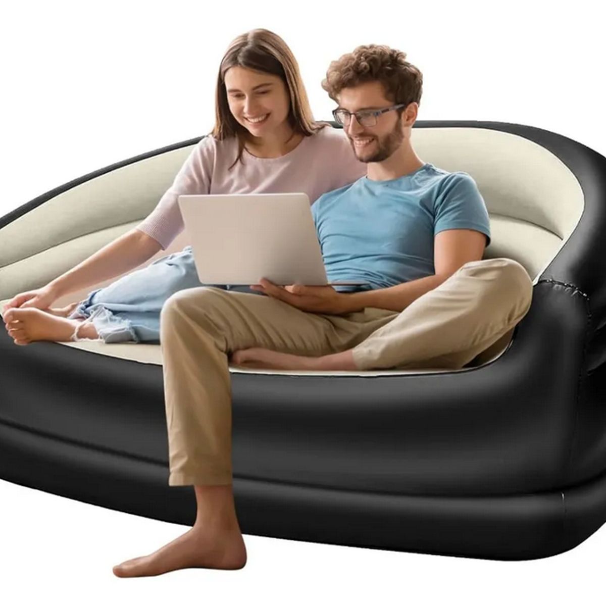GENERICO - Sofa Inflable Tumbona Incluye Inflador Double Size