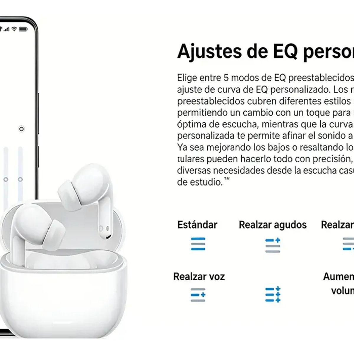 XIAOMI - Audífonos Inalámbricos Xiaomi Redmi Buds 8 Lite ANC & ENC Bluetooth 5.4 Cancelacion de Ruido Blanco