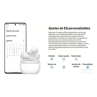 Imagen 2 del producto Audífonos Inalámbricos Redmi Buds 8 Lite ANC & ENC Bluetooth 5.4 Cancelacion de Ruido Blanco