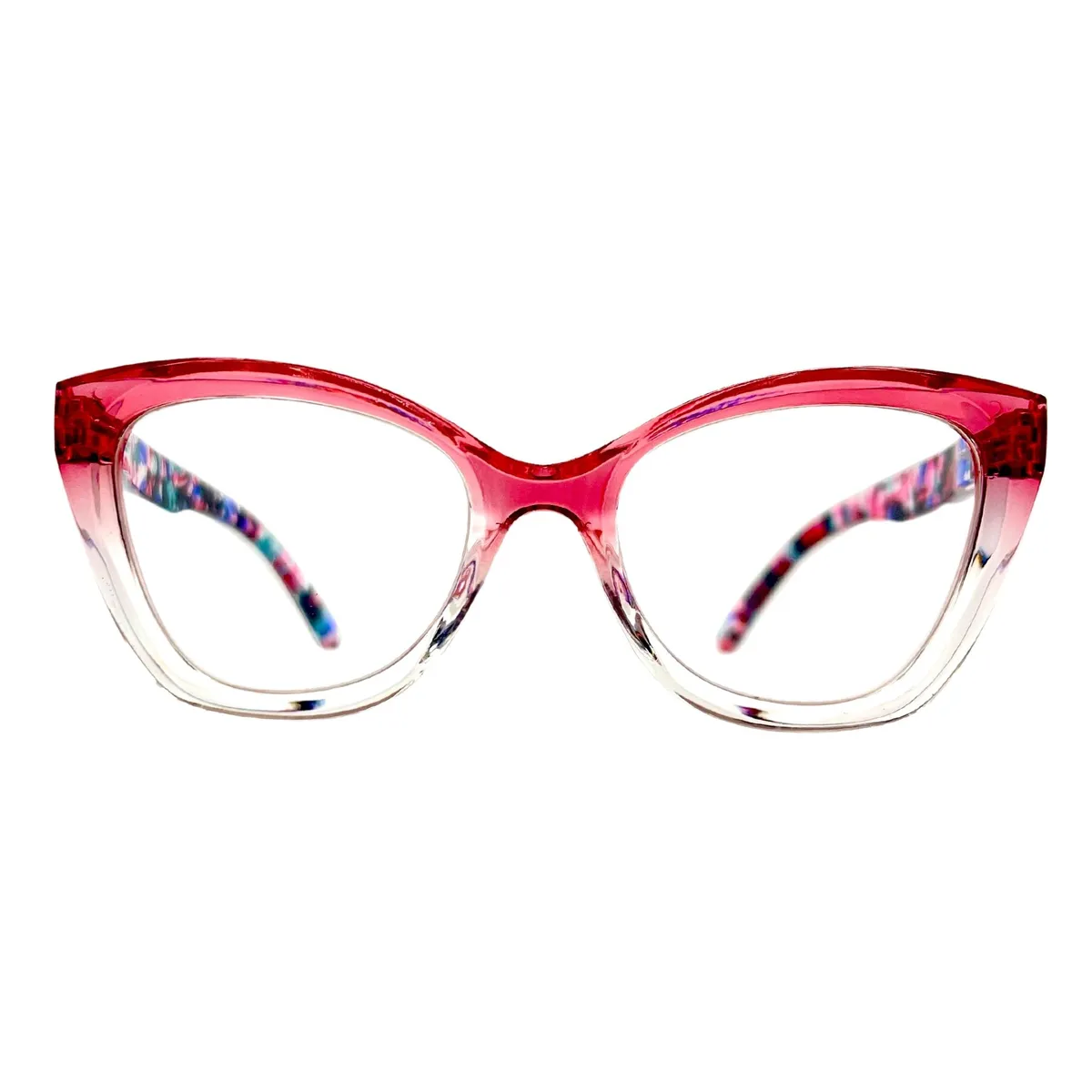 ACHIK - Lentes de Lectura para mujer opticos presbicia Achik Scarlet Fucsia Cat Eye con filtro de pantallas