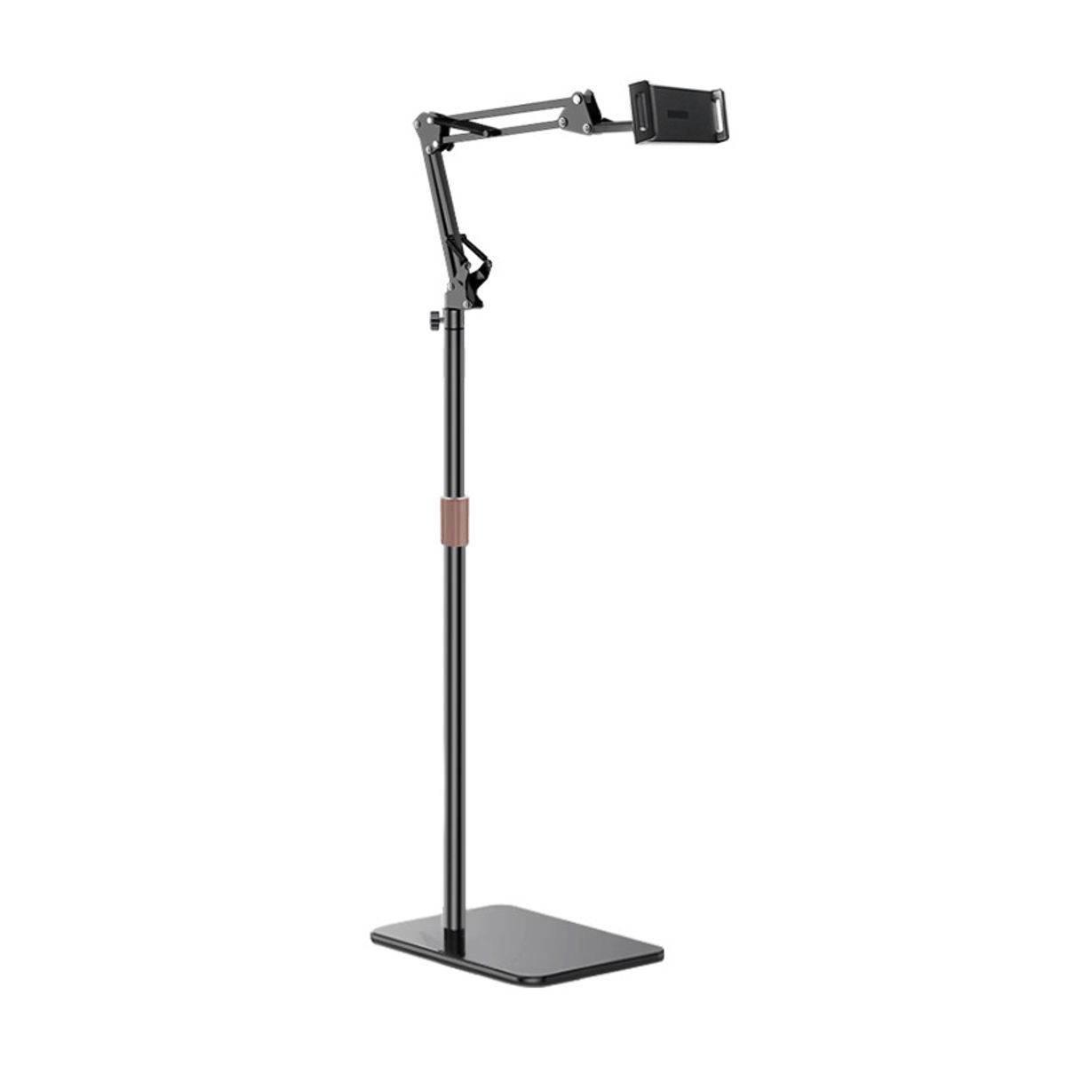 GENERICO - Soporte De Piso Para Tablet  Celular Ajustable Negro