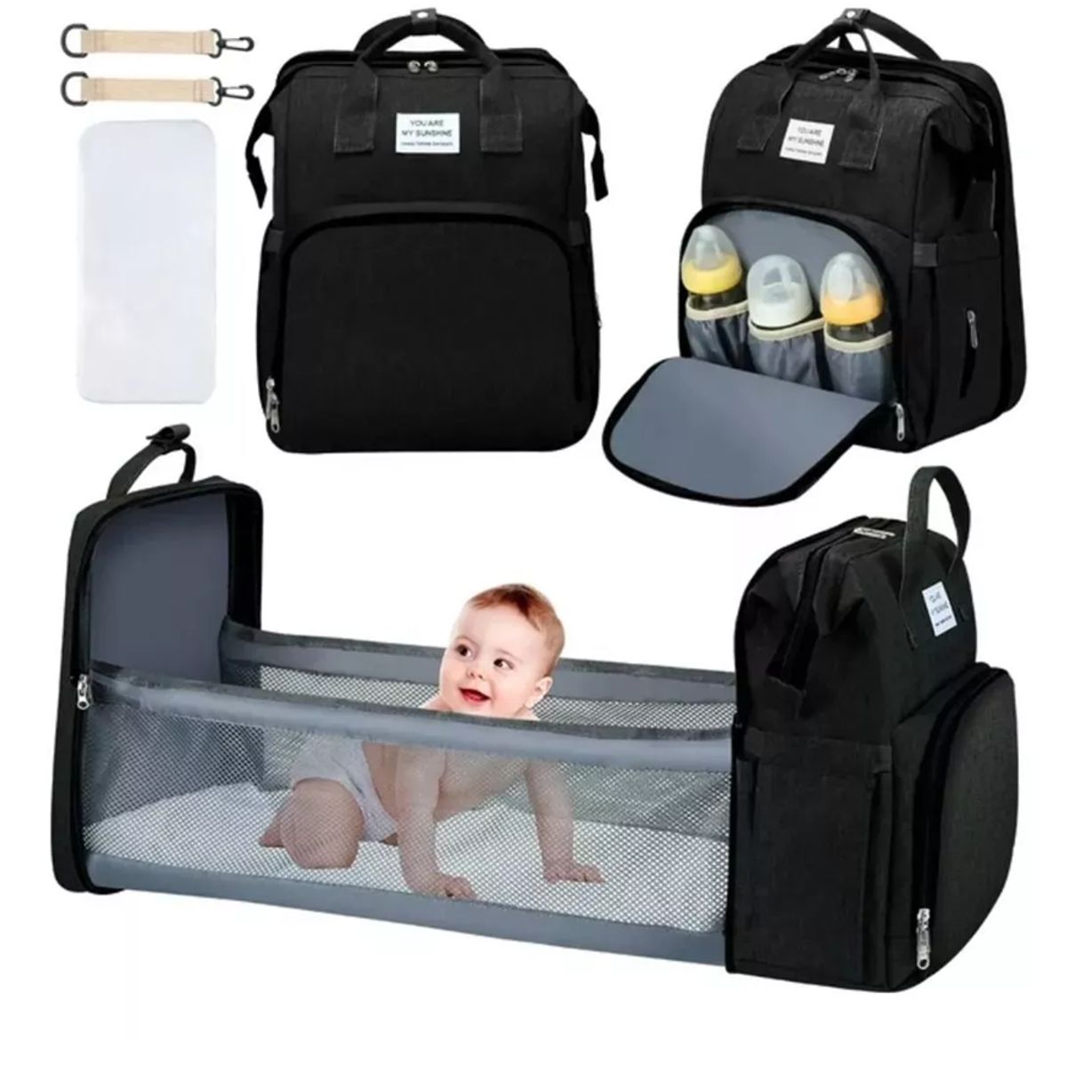 MOVI - Mochila Pañalera y Mudador de Bebé 3 en 1