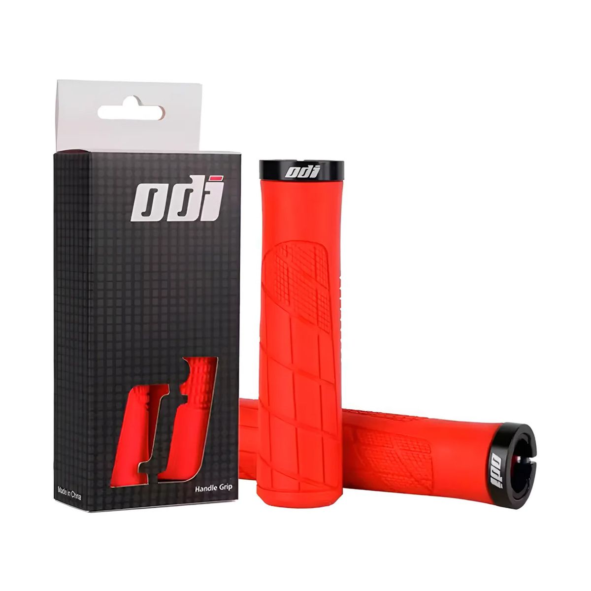 GENERICO - Puños de bicicleta mtb ergonomicos Silicona Rojo