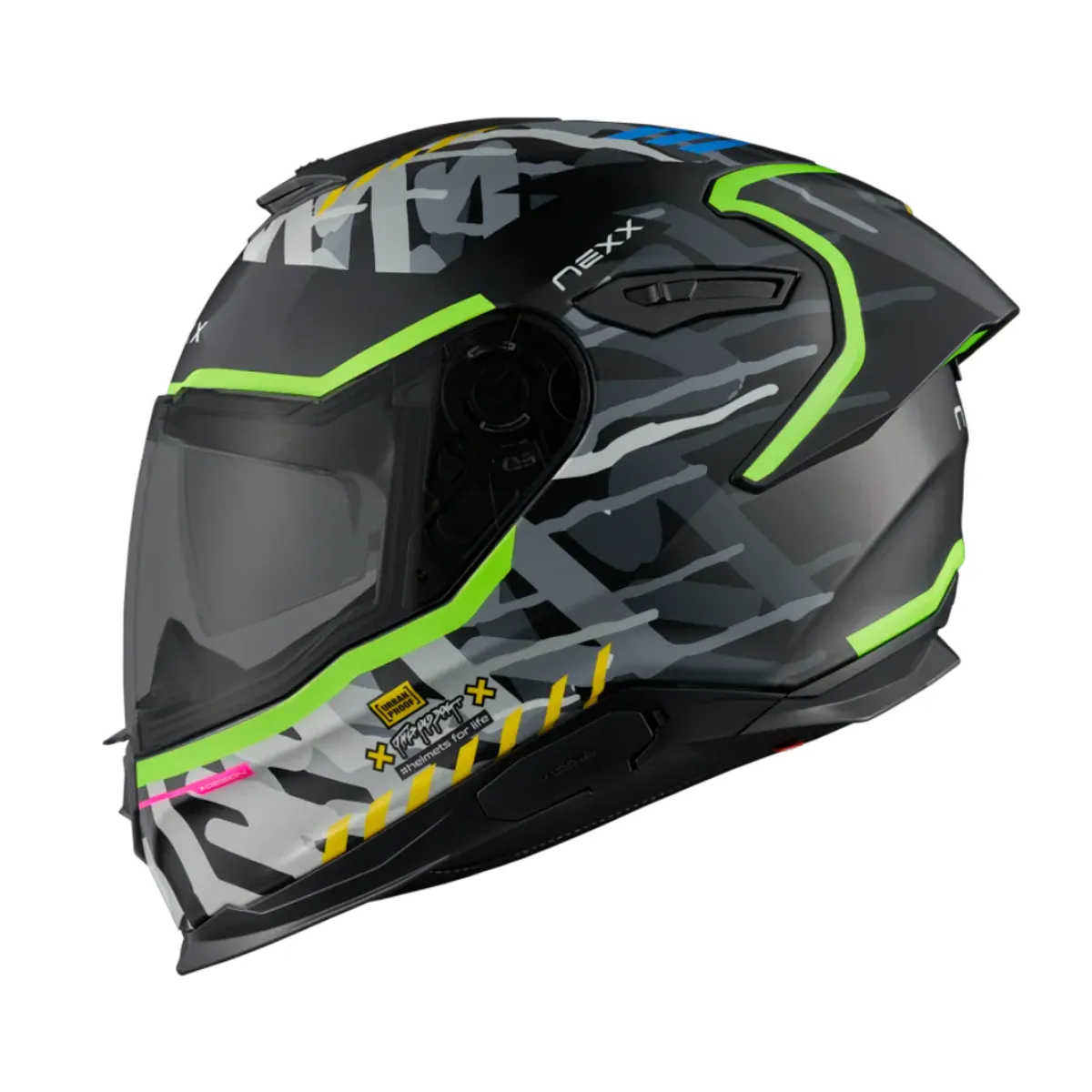 NEXX - Casco para moto Nexx Y100R URBANGRAM BLACK_.