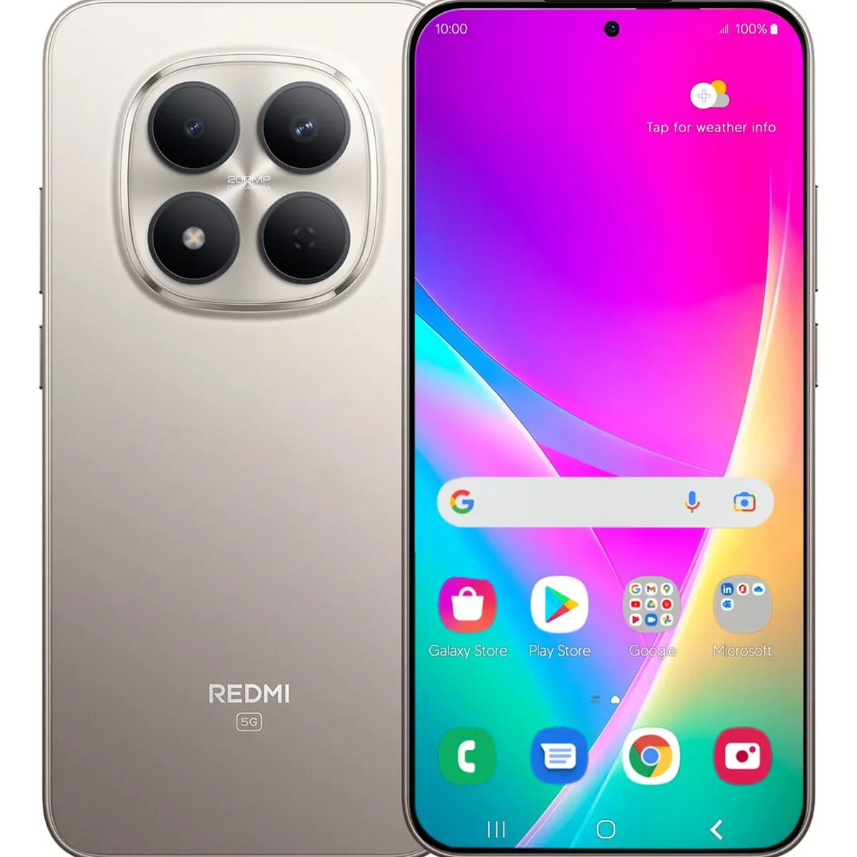 XIAOMI - Xiaomi Redmi Note 15 Pro 5G 8gb Ram 256gb Rom 200mpx 4k Resistente agua IP68 Camara AI Titanium.