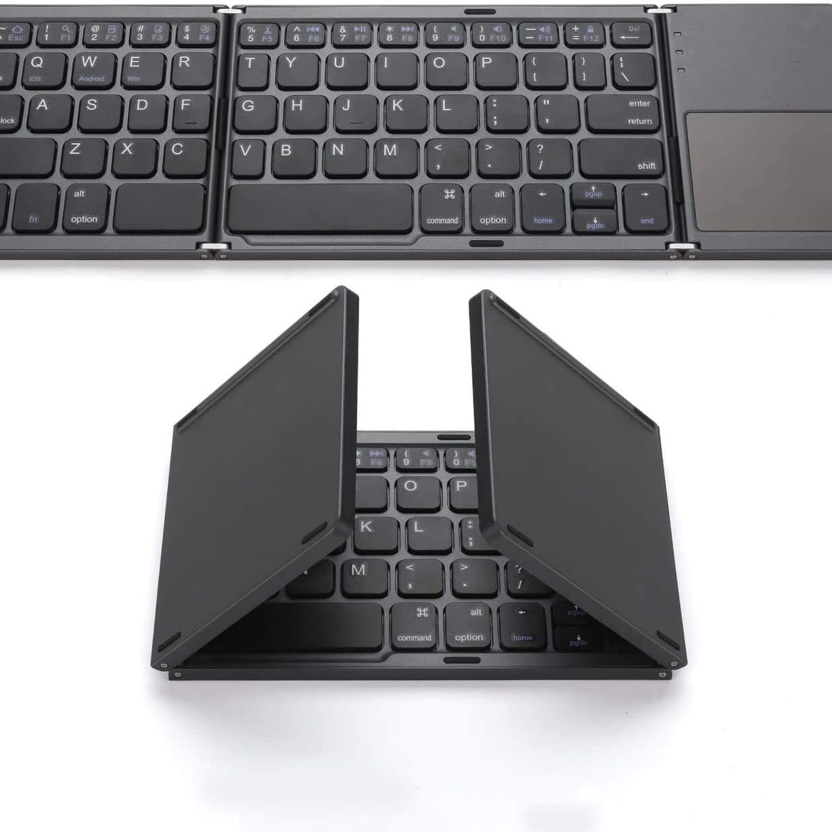 GENERICO - Teclado Plegable Inalámbrico Para Ipad Tablet Negro Español