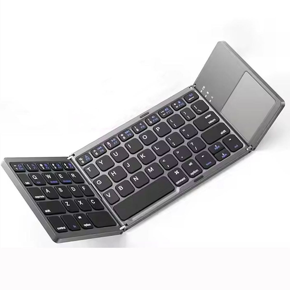 GENERICO - Teclado Plegable Inalámbrico Para Ipad Tablet Negro Español