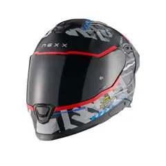 NEXX - Casco para moto Y100R URBANGRAM BLACKRED_.