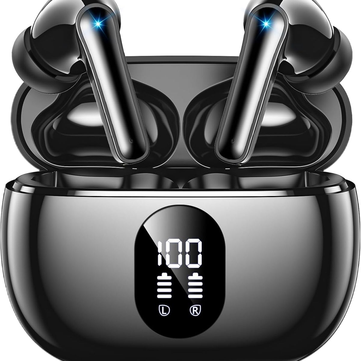 GENERICO - Audifonos Bluetooth Inalambricos 5.3 Hi-fi Para Celular Negro