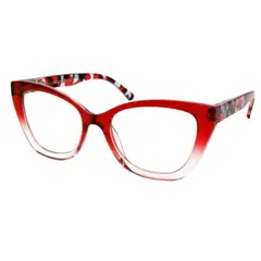 ACHIK - Lentes de Lectura para mujer opticos presbicia Scarlet Cat Eye con filtro de pantallas
