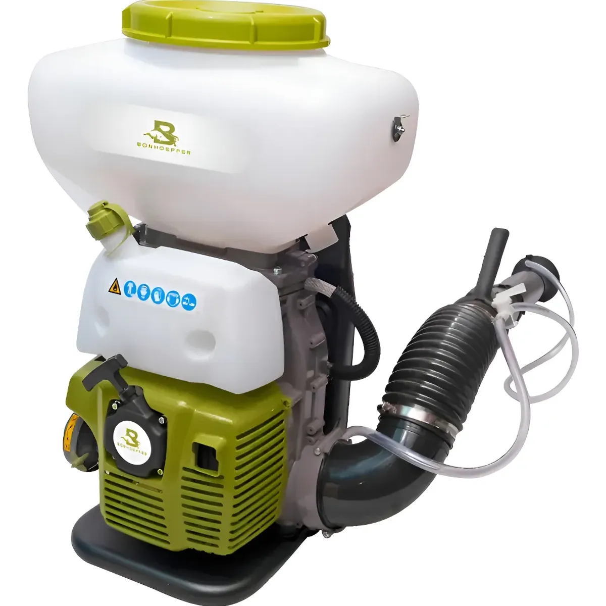BONHOEFFER - Motofumigadora Pulverizadora Líquidos/Polvo de 20 litros 82 cc 5.5 Hp