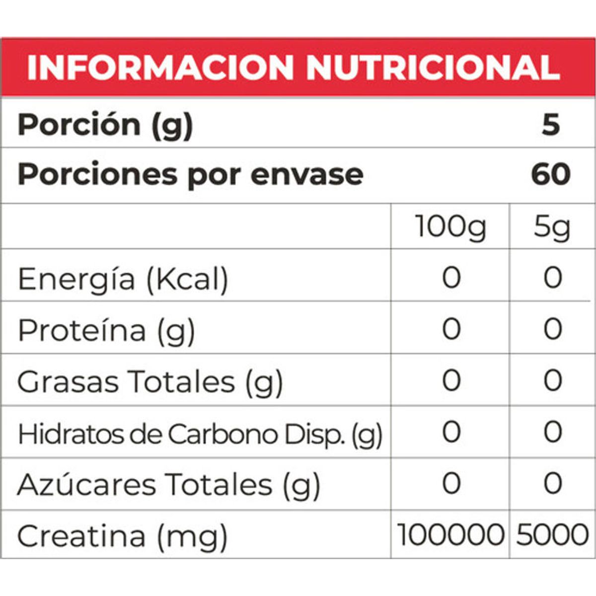 YOUR PROTEIN - Creatina Monohidratada 300g Your Protein - YPTN Sin Sabor