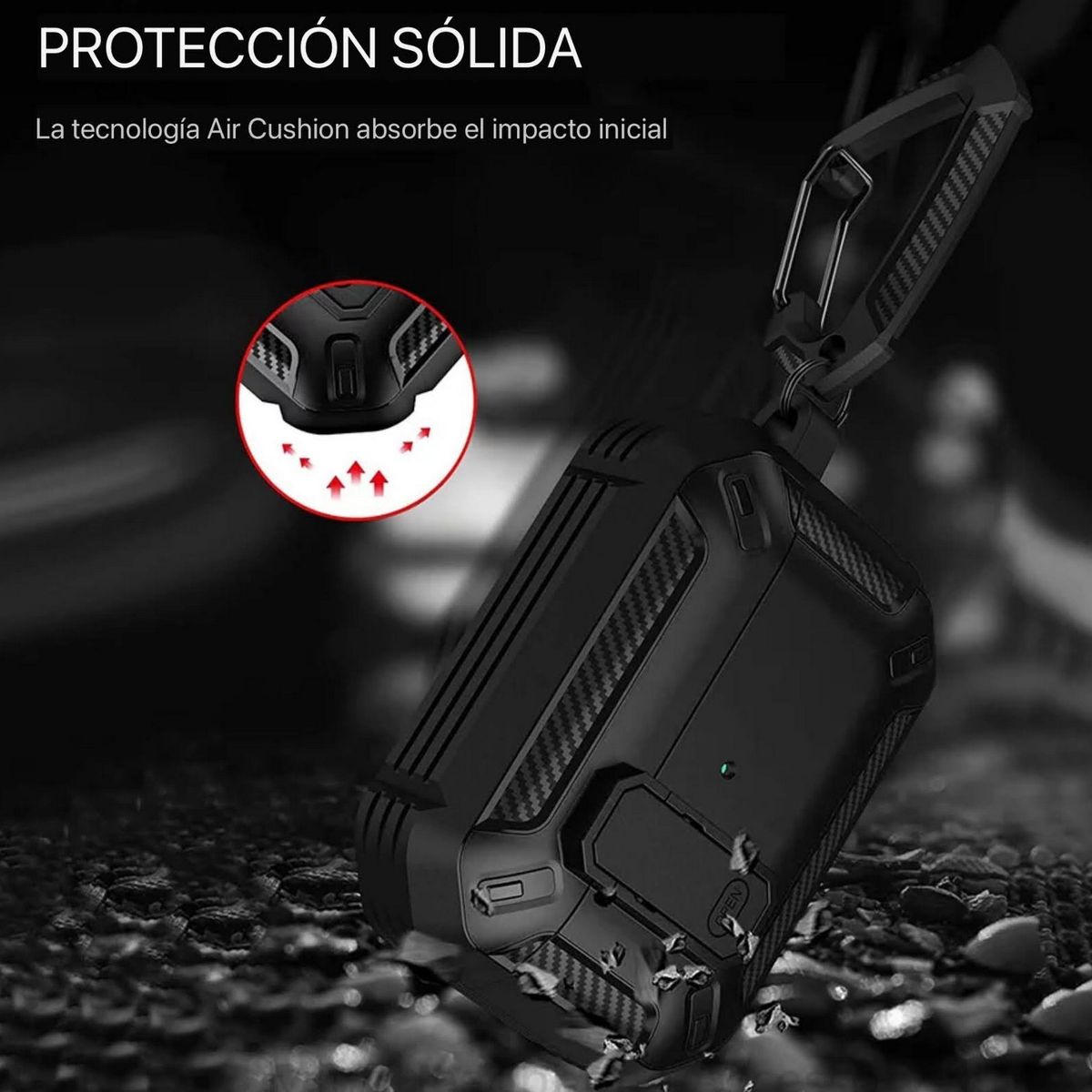 GAOR - Funda GAOR Titán Shield Reforzada Para AirPods PRO 3