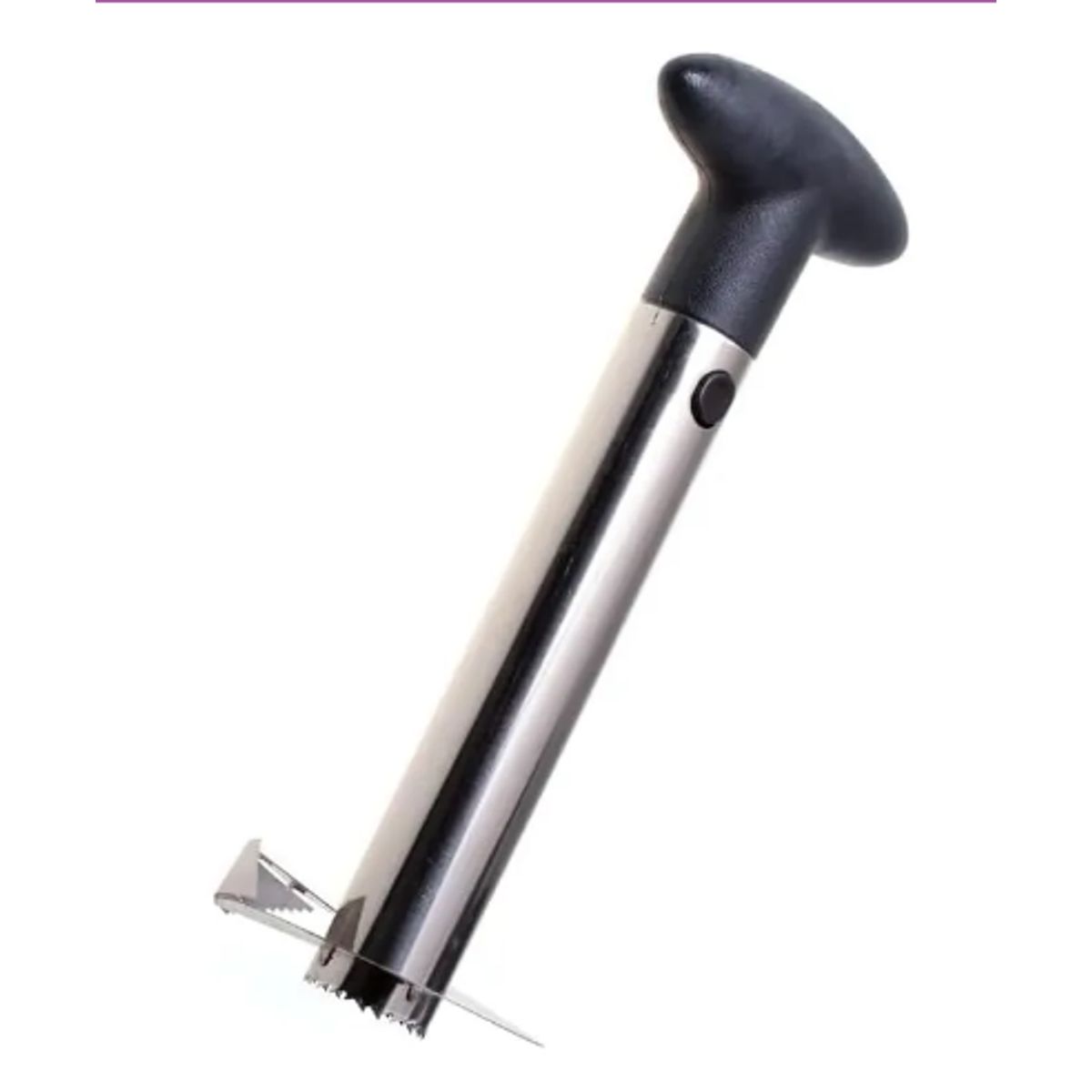 GENERICO - Cortador Rebanador Descorazonador De Piña Pelador Acero