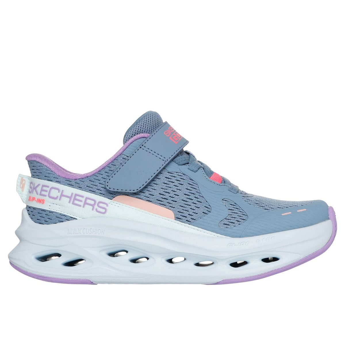 SKECHERS - Zapatillas Niña MCush Glide-Step Slip-ins Celeste Skechers