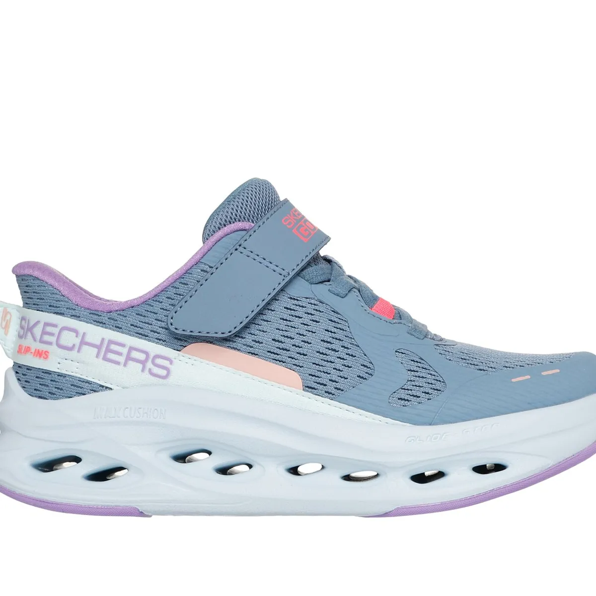SKECHERS - Zapatillas Niña MCush Glide-Step Slip-ins Celeste Skechers