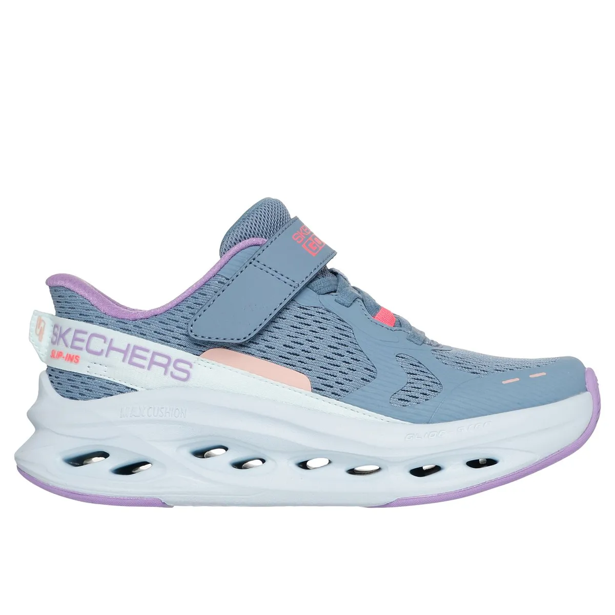 SKECHERS - Zapatillas Niña MCush Glide-Step Slip-ins Celeste Skechers