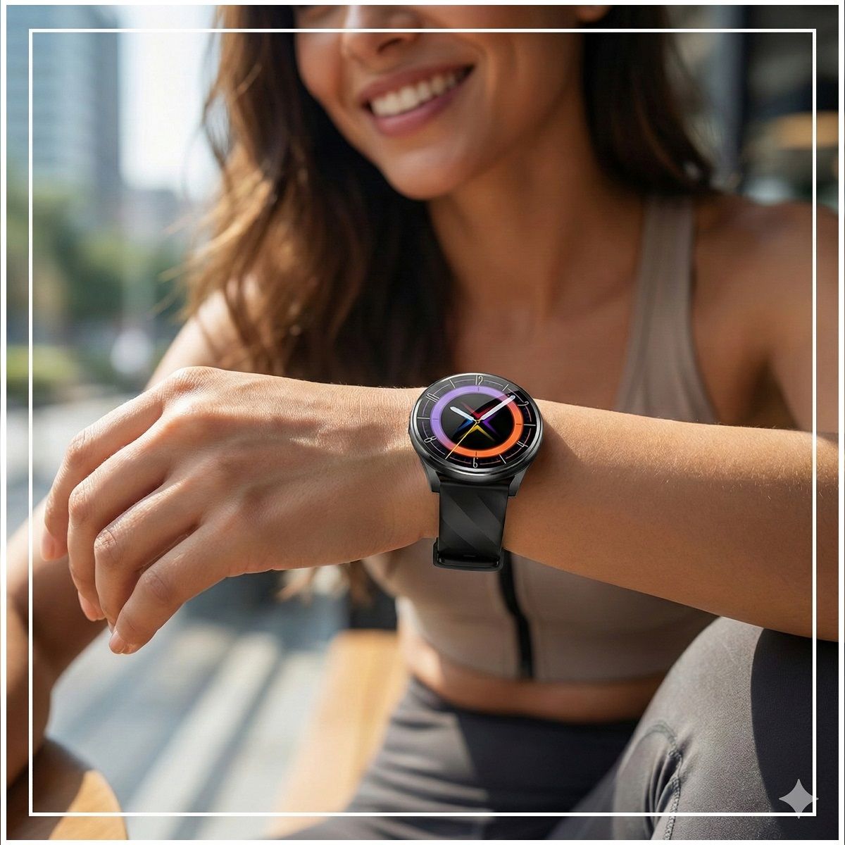 STARTECHOFFICE - Reloj Inteligente Llamadas Bluetooth  Monitoreo de Salud  Multideporte  IP67 Compatible IOS Android
