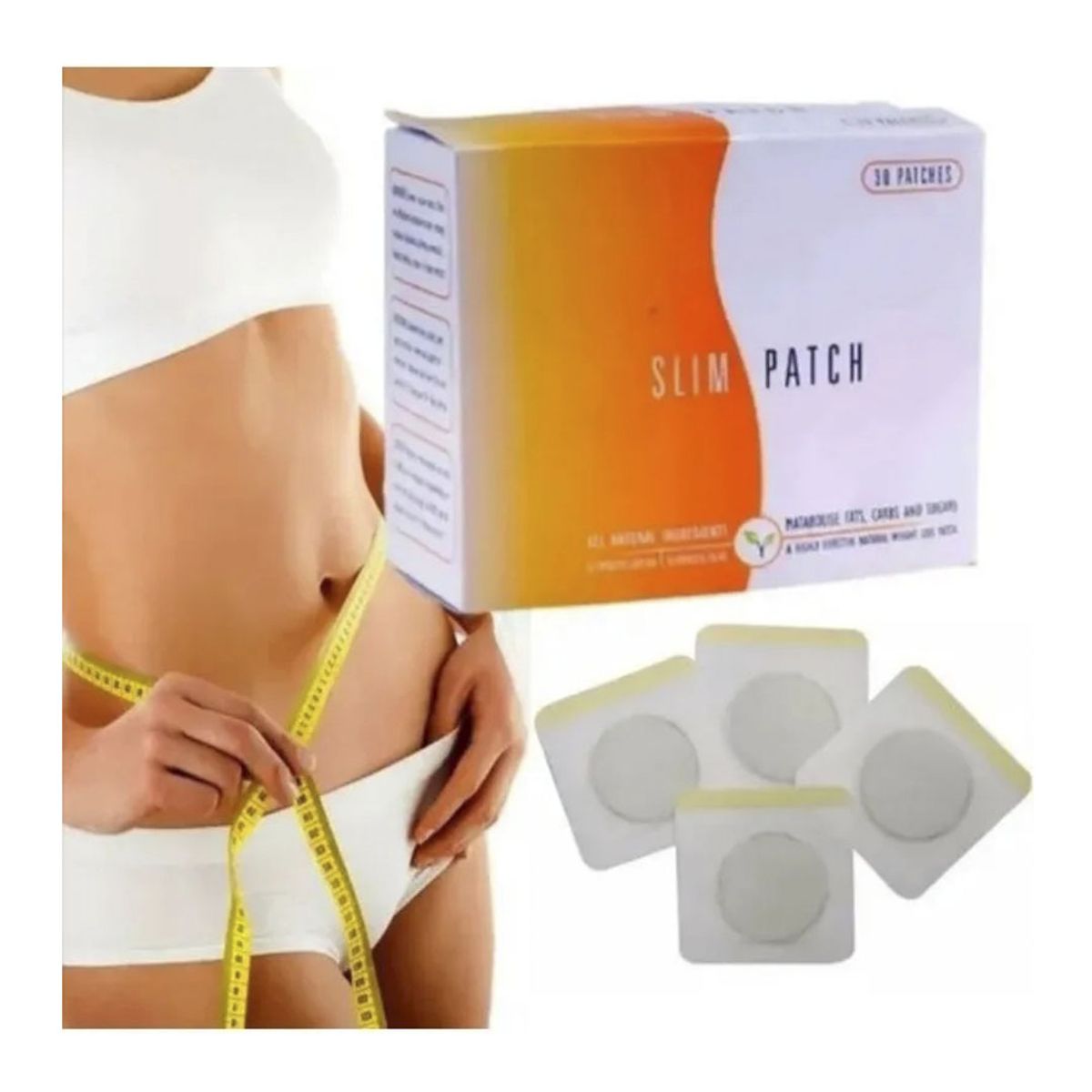 MOVI - Slim Patch Parche Reductor 60 Unid – Moldea tu figura de forma natural