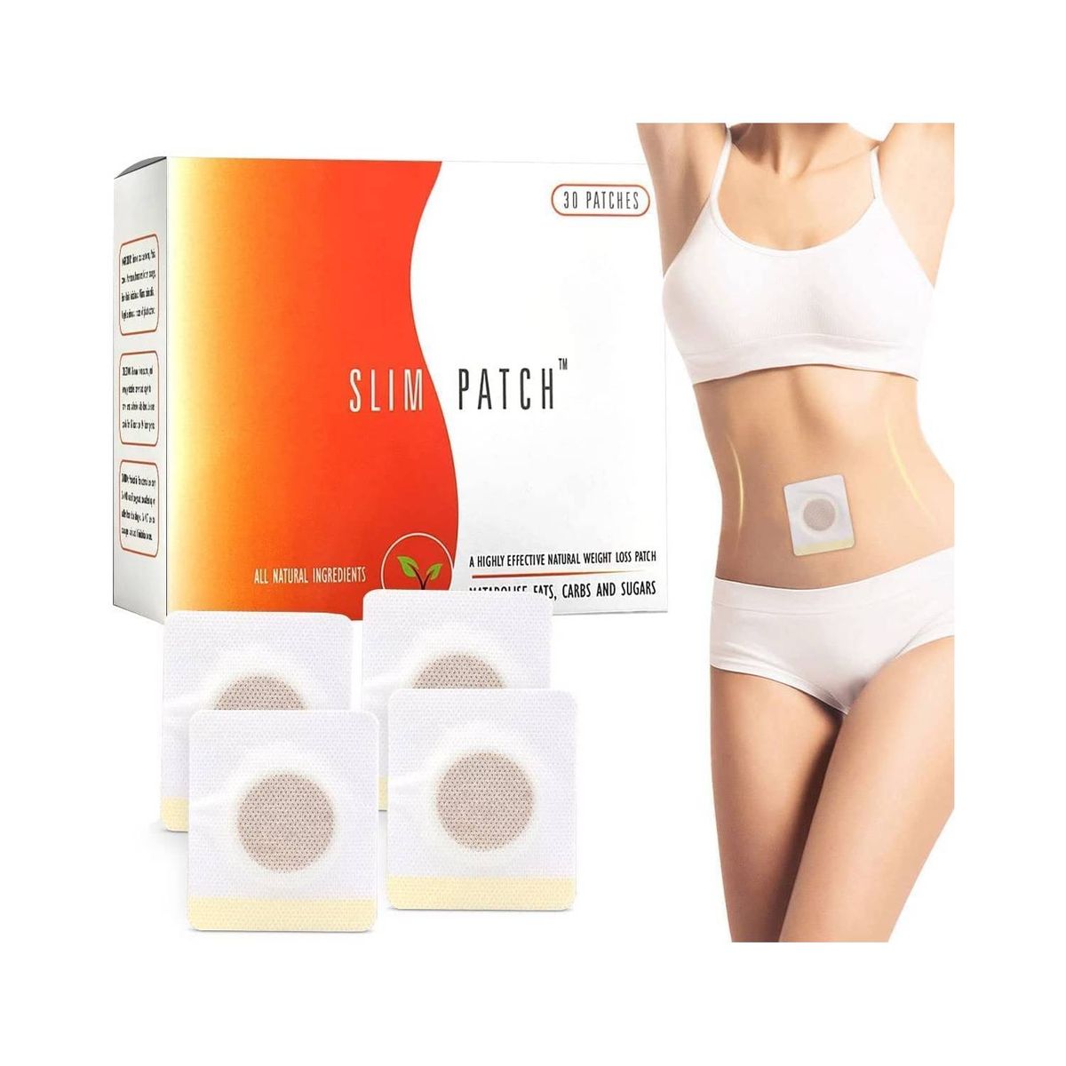 MOVI - Slim Patch Parche Reductor 60 Unid – Moldea tu figura de forma natural