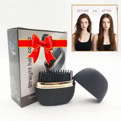 GENERICO - Mini Peine Alisador Inalámbrico USB Liso perfecto donde vayas