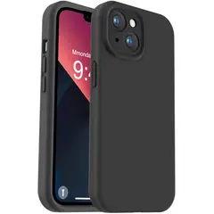 GENERICO - Carcasa Silicona Para IPhone 13 - 14 Normal - Negro