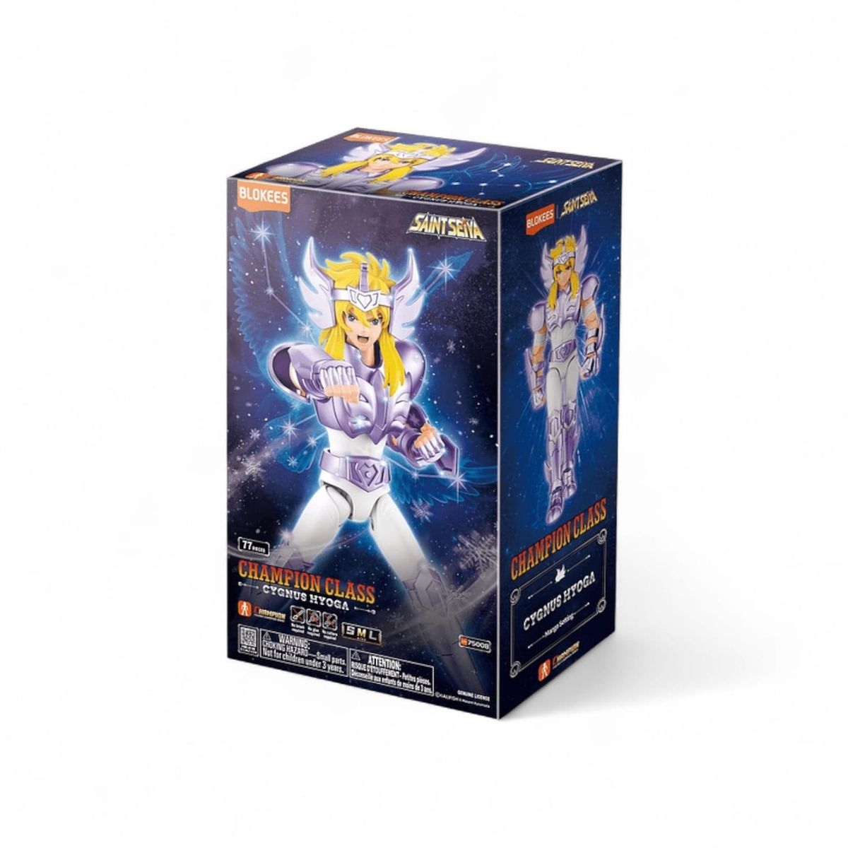 BLOKEES - Figura Armable Hyoga De Cisne Caballero Del Zodiaco Blokees