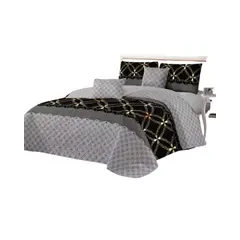 GENERICO - Cubrecama Quilt reversible Elegante y liviano 2 plazas