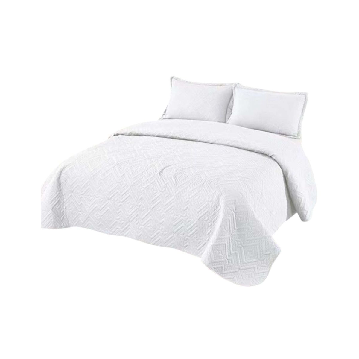 GENERICO - Cubrecama SUPER KING Quilt reversible Elegante
