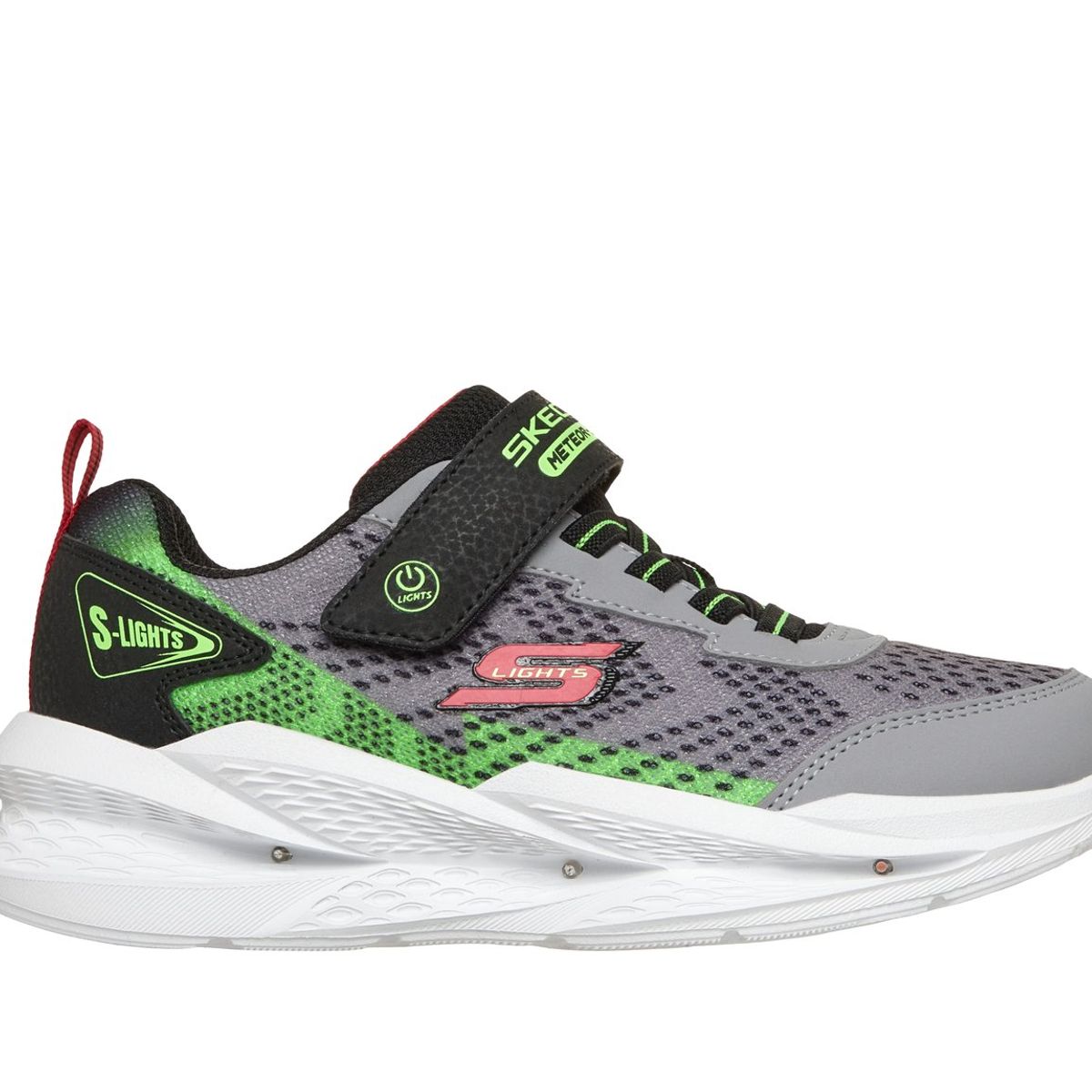 SKECHERS - Zapatillas Niño Meteor-Lights 20 Gris Skechers