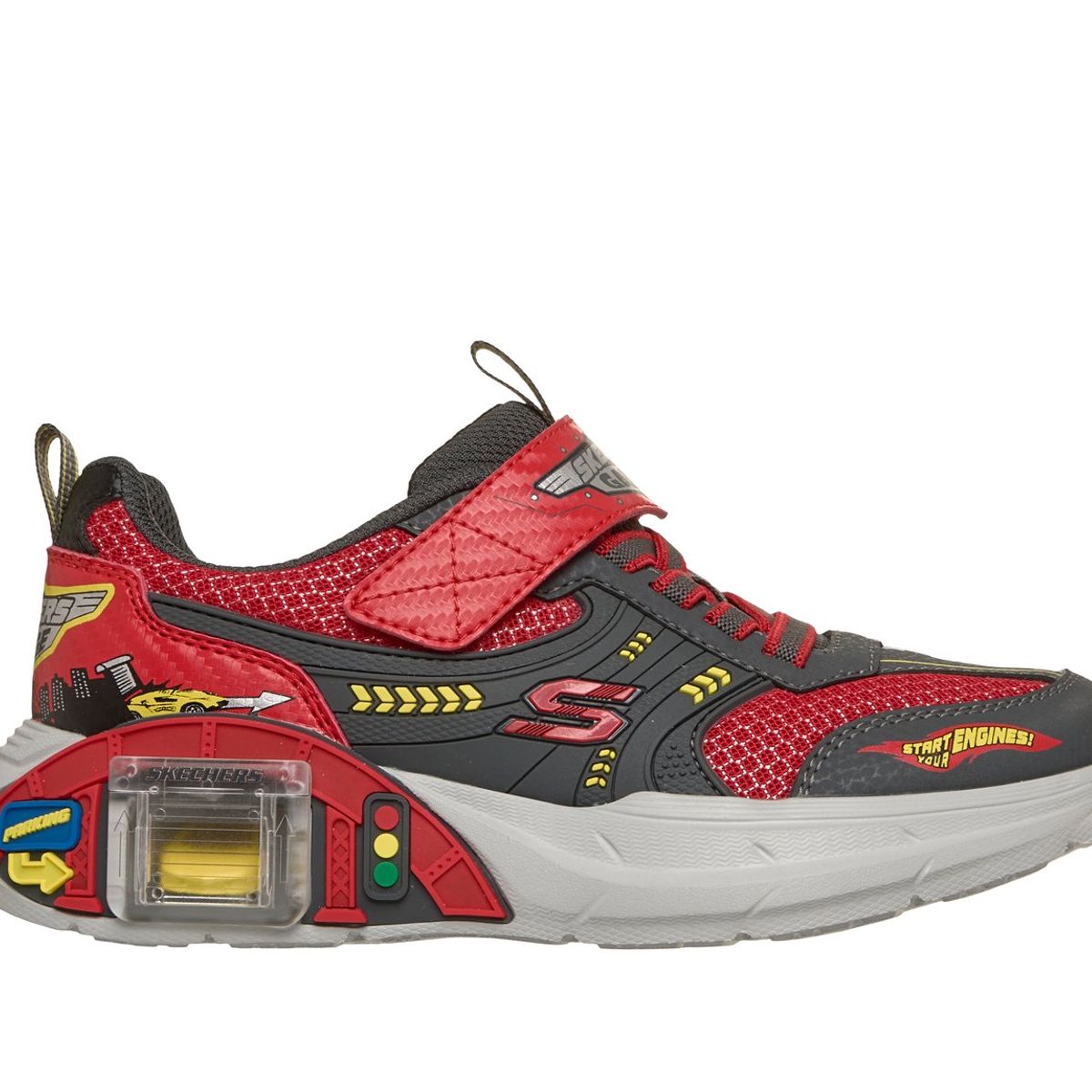 SKECHERS - Zapatillas Niño Garage Rojo Skechers