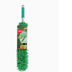 GENERICO - Plumero Microfibra Extensible Verde Atrapa Polvo Lavable