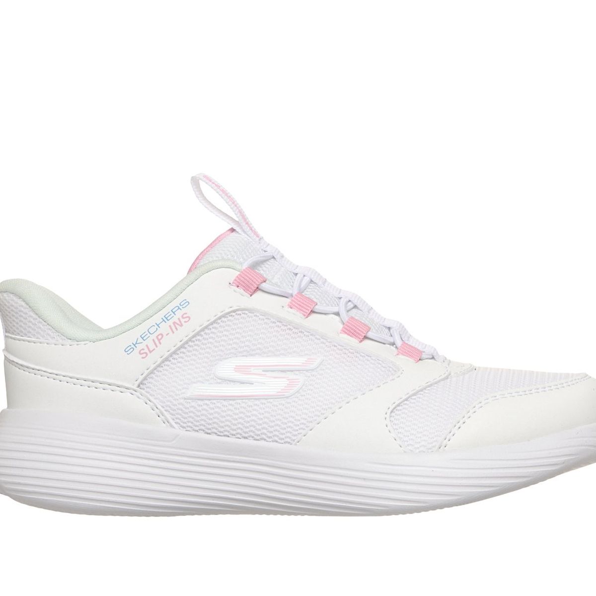 SKECHERS - Zapatillas Niña Slip-ins Go Run400V2 T-Speed Blanco Skechers