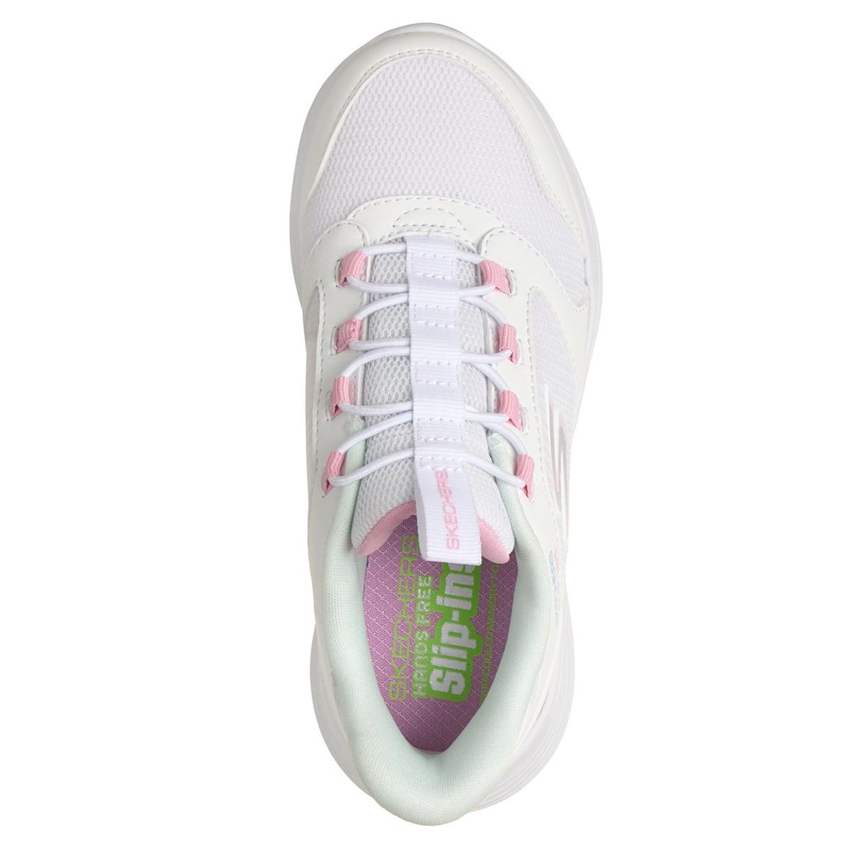 SKECHERS - Zapatillas Niña Slip-ins Go Run400V2 T-Speed Blanco Skechers