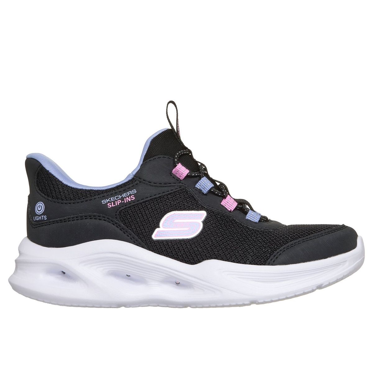 SKECHERS - Zapatillas Niña Slip-ins Sola Glow Negro Skechers