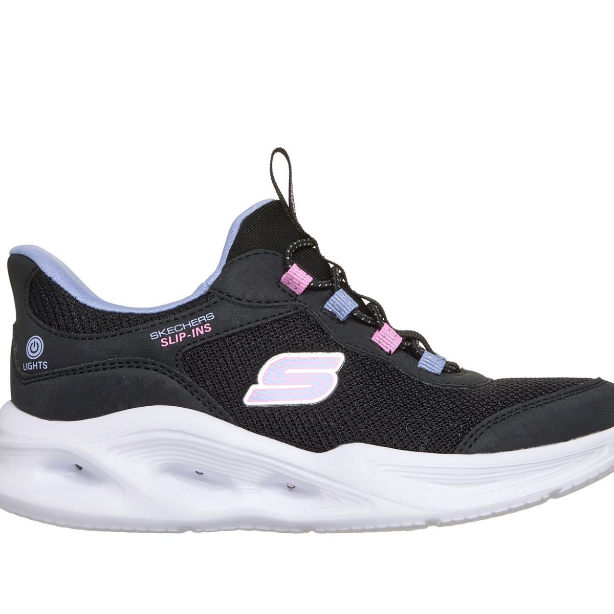 SKECHERS - Zapatillas Niña Slip-ins Sola Glow Negro Skechers