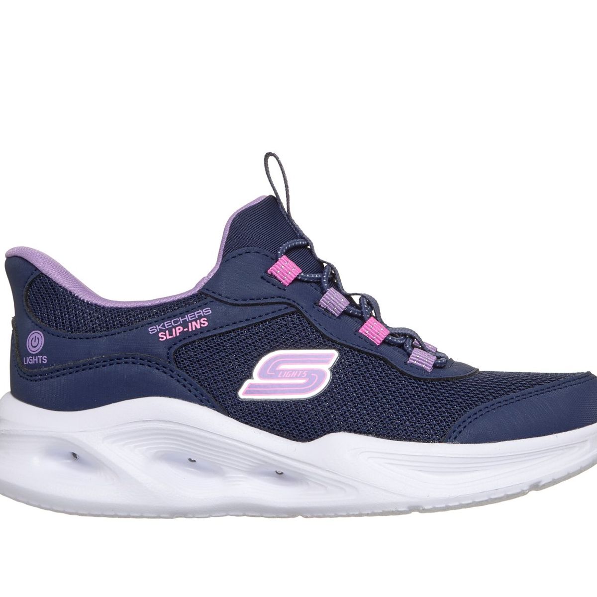 SKECHERS - Zapatillas Niña Slip-ins Sola Glow Negro Skechers