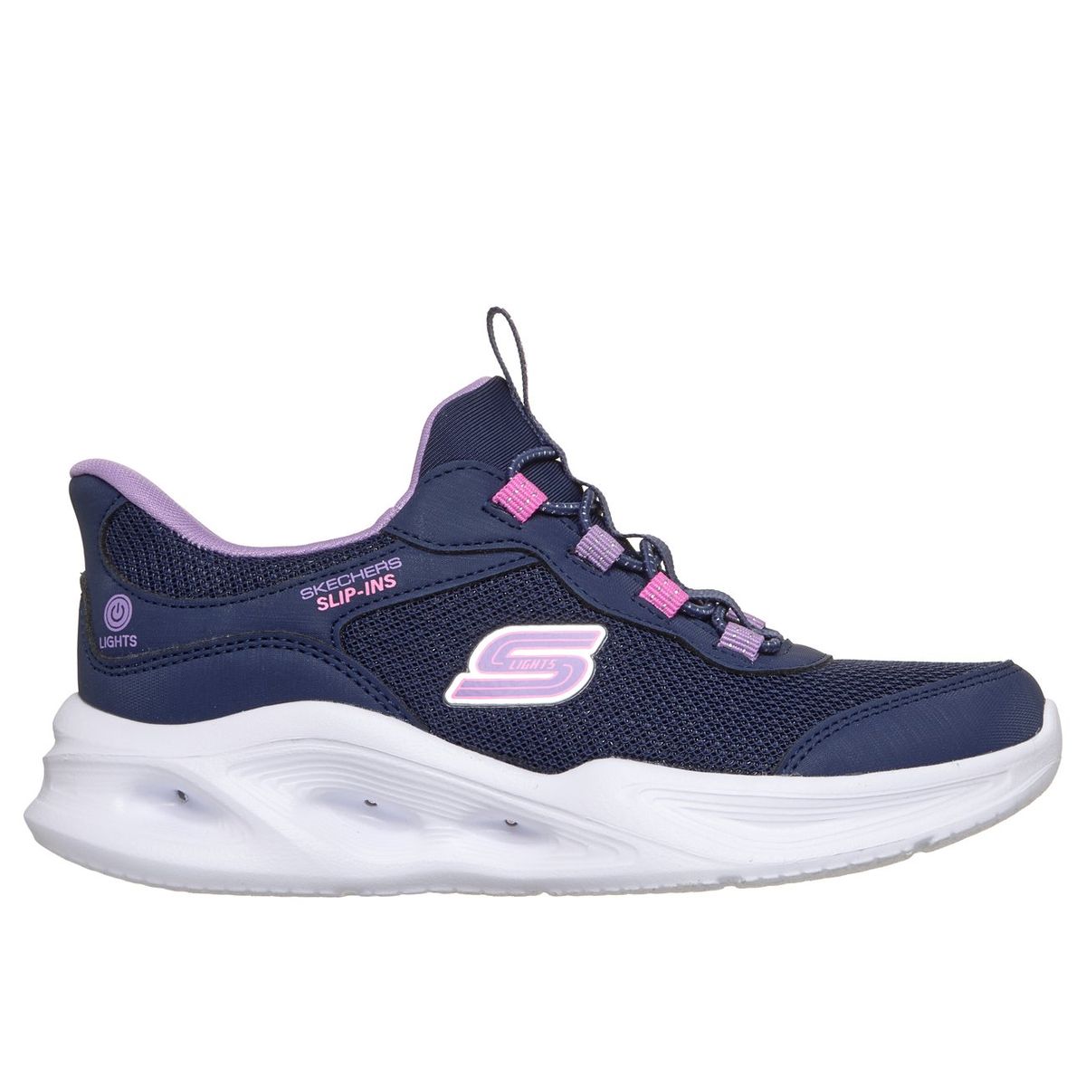 SKECHERS - Zapatillas Niña Slip-ins Sola Glow Negro Skechers