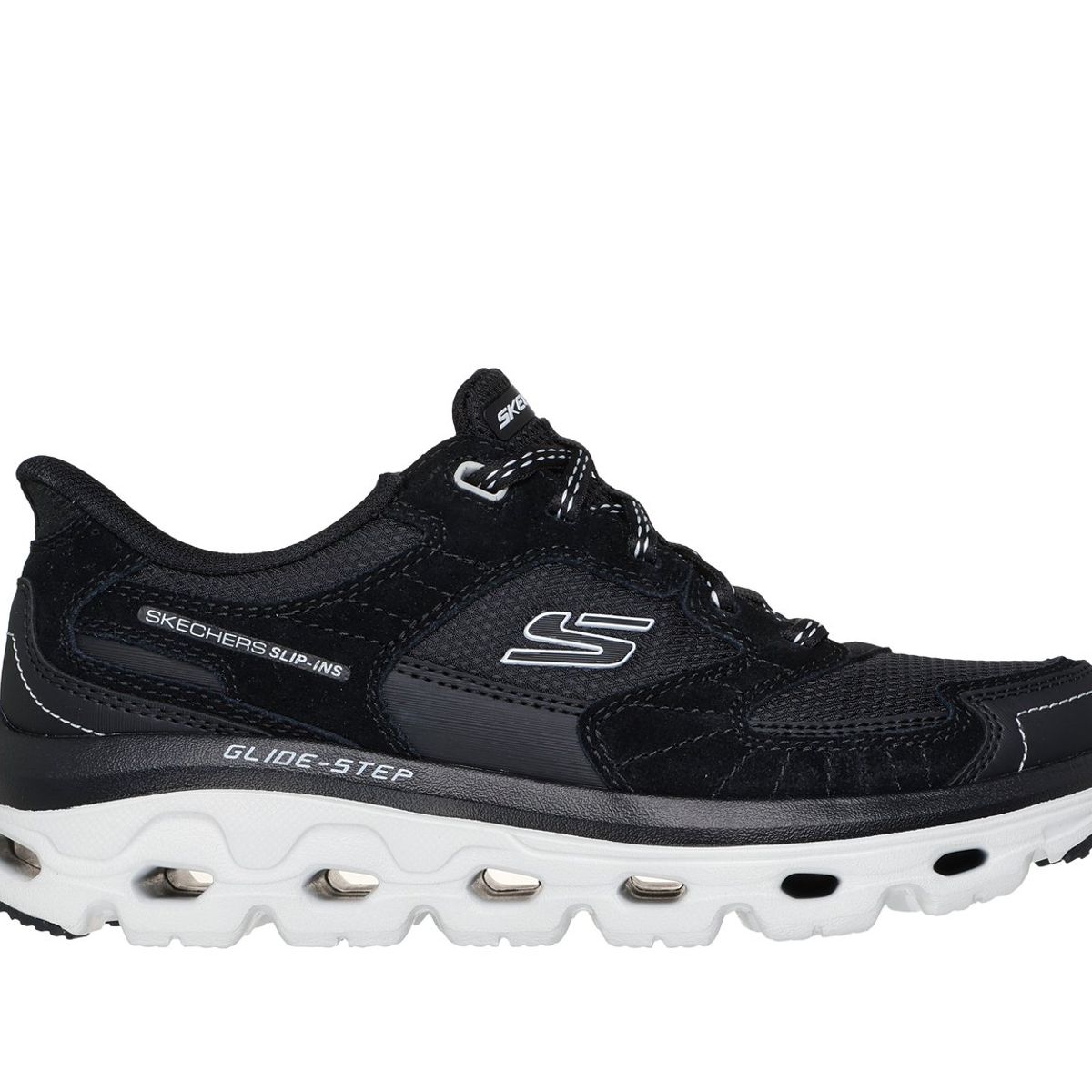 SKECHERS - Zapatillas Mujer Slip-ins Glide-Step Paradise Negro Skechers