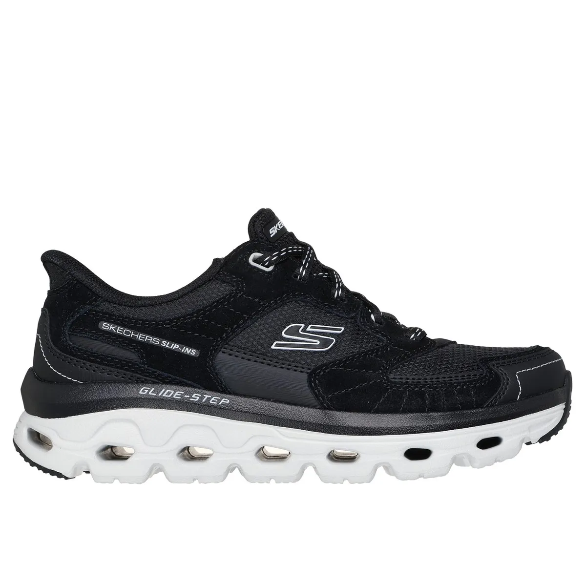 SKECHERS - Zapatillas Mujer Slip-ins Glide-Step Paradise Negro Skechers