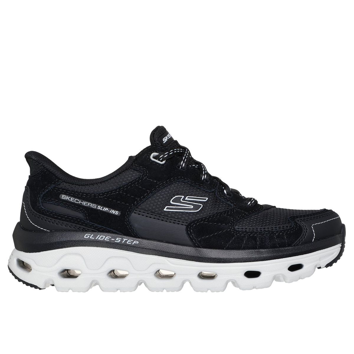 SKECHERS - Zapatillas Mujer Slip-ins Glide-Step Paradise Negro Skechers