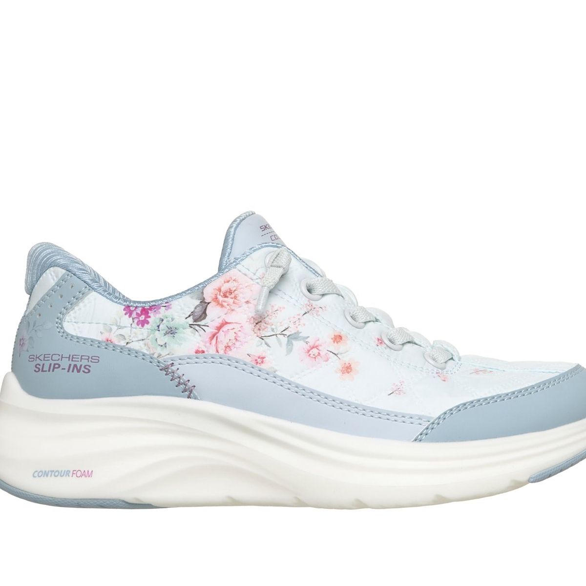 SKECHERS - Zapatillas Niña Slip-ins Contour Foam Azul Skechers