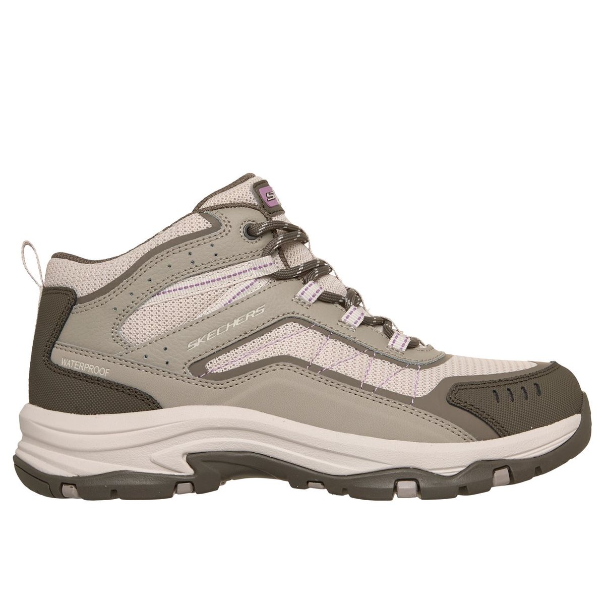 SKECHERS - Zapatillas Mujer Trego Café claro Skechers