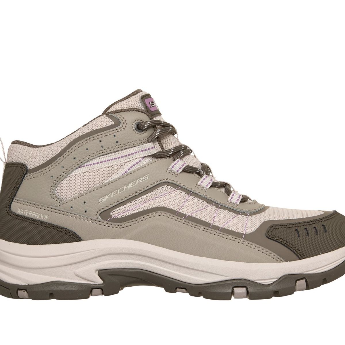 SKECHERS - Zapatillas Mujer Trego Café claro Skechers