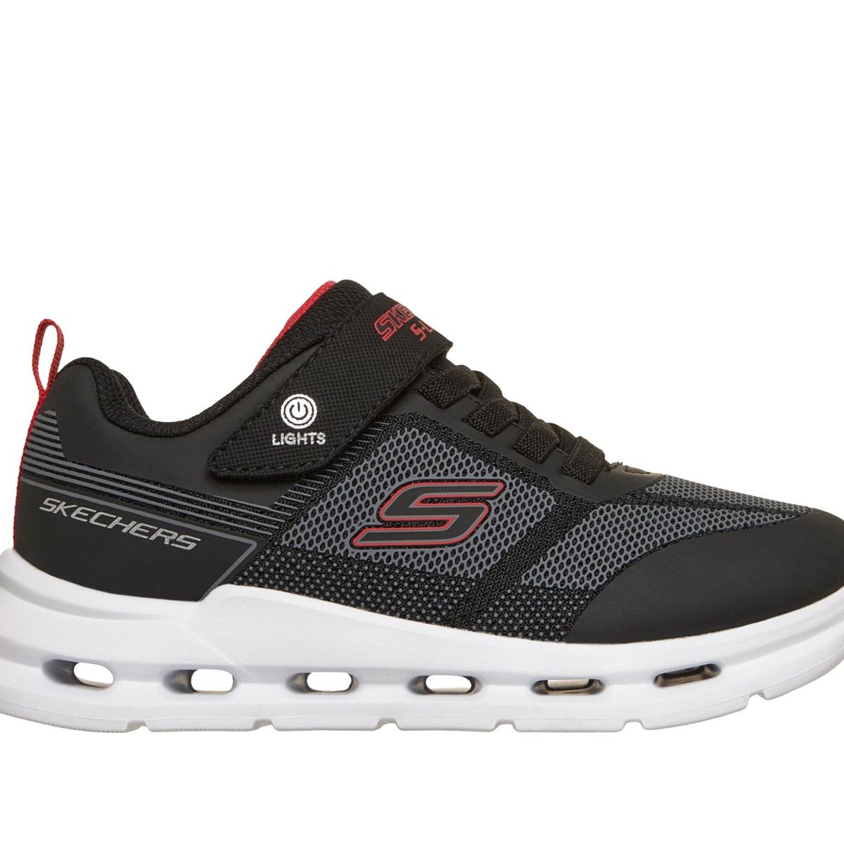 SKECHERS - Zapatillas Niño Glide-Step Lights Negro Skechers